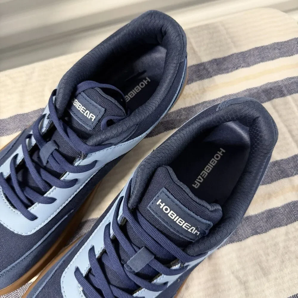 HOBIBEAR Navy Blue Gum Sole Casual Sneakers Shoes EU 46 280
